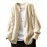 Plus Size, Women's Beige Sweater - Longline Sweater Coat with Button Front, Thick Cable Texture, Machine Washable Winter Sweater for Everyday & Formal Outfits - Elegant Sweater for Women, Sweater, Medium Elasticity Fabric