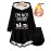 Women's Funny Penguin Graphic Hooded Jacket - Winter Coat with 