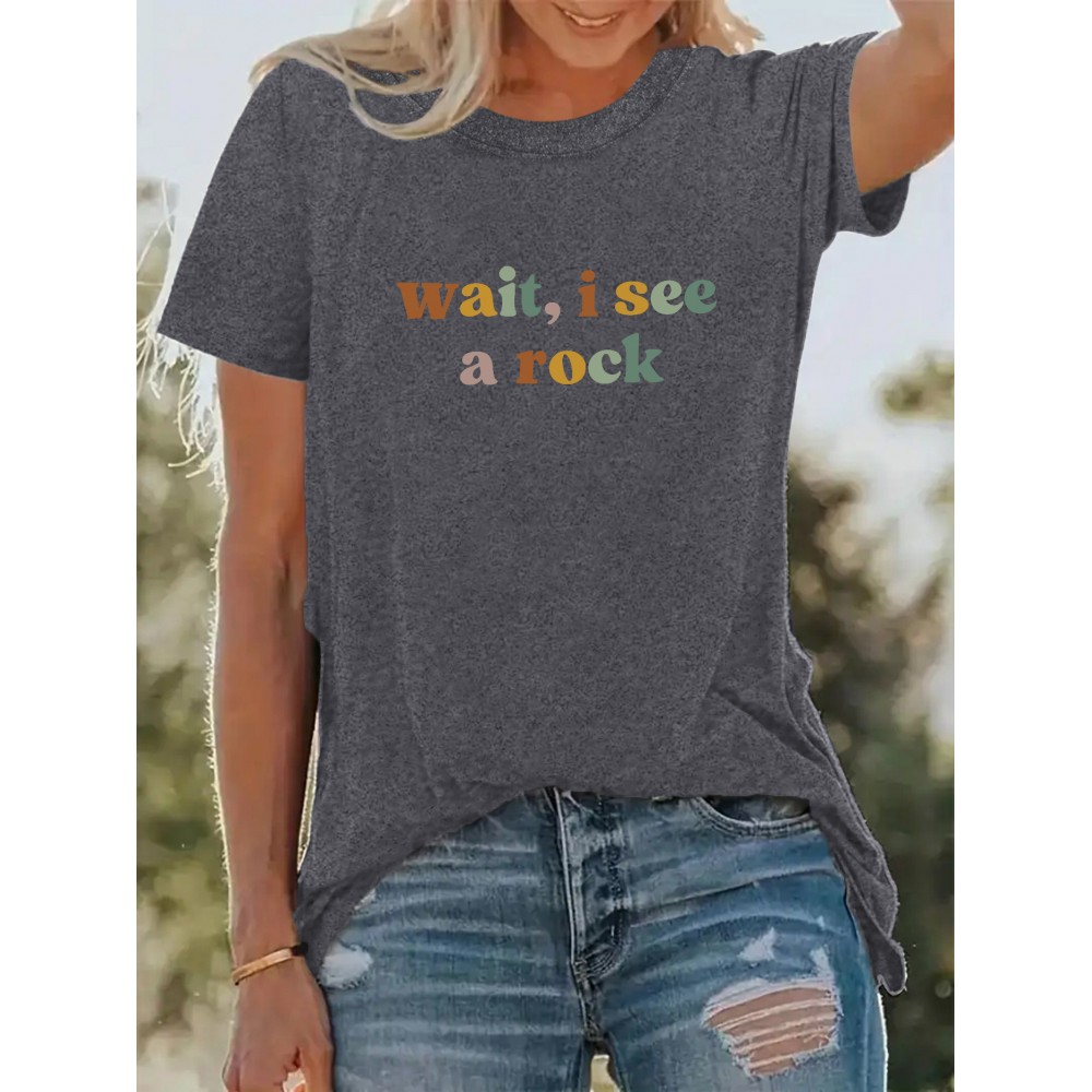 Women's Casual Short Sleeve T-Shirt - 