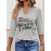 Women'S Casual V-Neck T-Shirt with 