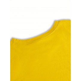 [Playful Squirrel Graphic Tee] Playful Print Top | Women's Casual 