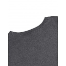 [Playful Squirrel Graphic Tee] Playful Print Top | Women's Casual 