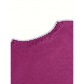 [Playful Squirrel Graphic Tee] Playful Print Top | Women's Casual 