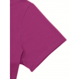 [Playful Squirrel Graphic Tee] Playful Print Top | Women's Casual 